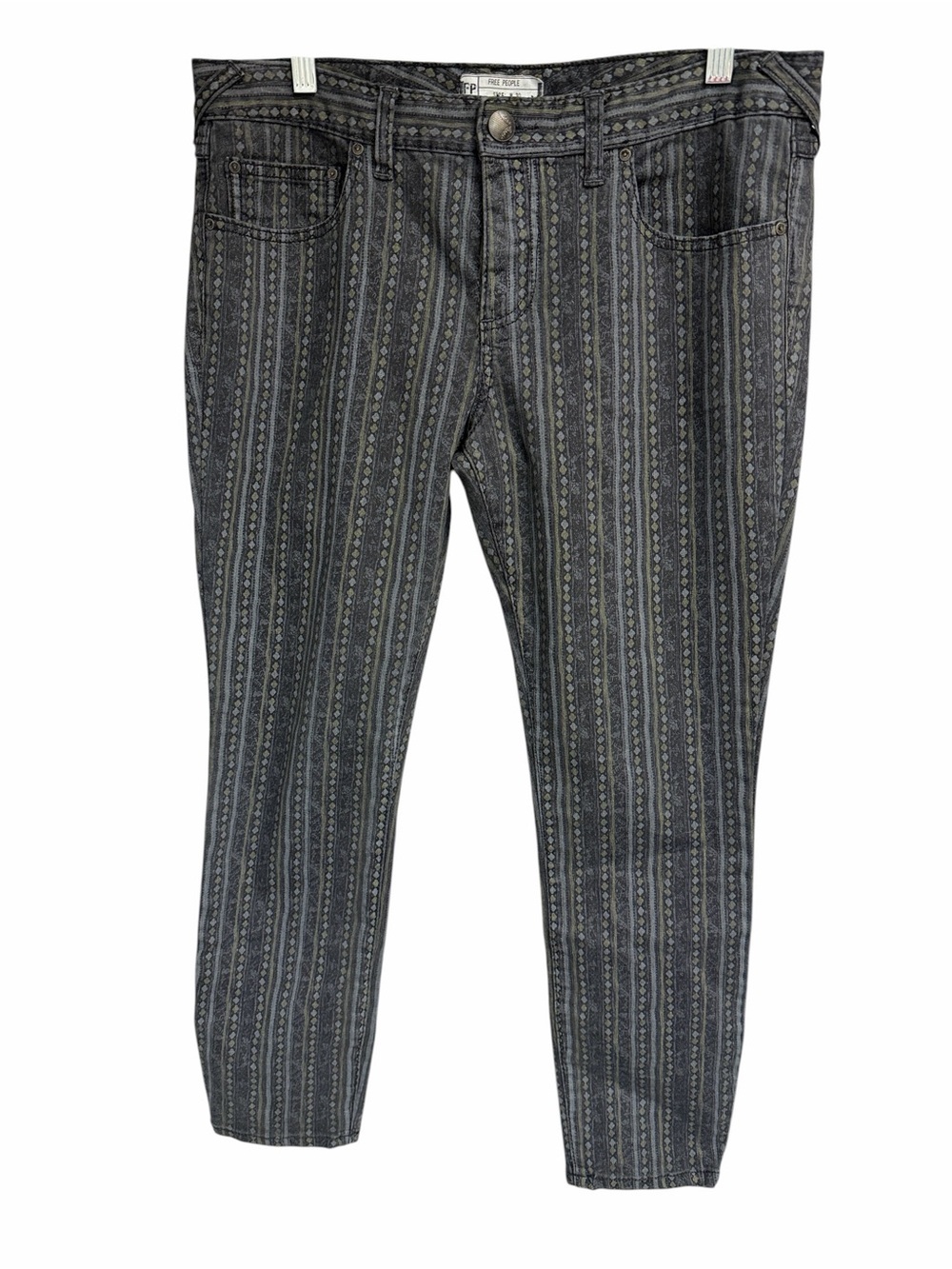 Free People Bali Tribal Print Jeans